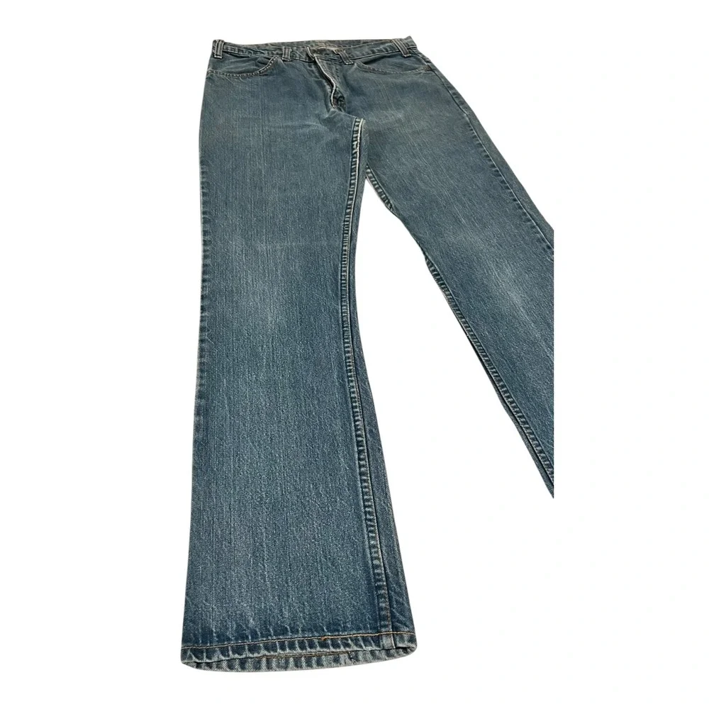 Vintage 1978 Levi's 519 Orange Tab Straight Leg‎ Jeans Blue Men's 32x33